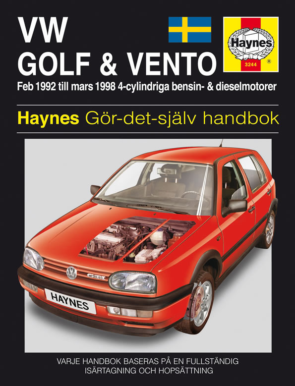 lektie Bære diktator Svensk bog Golf III/Jetta 92-98