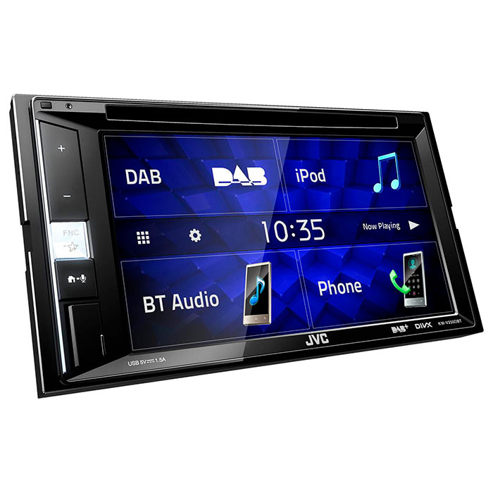 JVC KWV255DBT 2DIN bilradio med dab+ og bluetooth