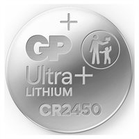 GP knapcelle, Lithium, CR2450, 2-pak