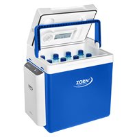 ZORN 25L elektrisk køleboks 12/230V ink. batteri 7,8 Ah