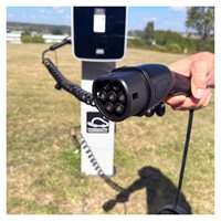 Spiralladekabel Type-2 32A 3-faset 5 Meter TÜV godkendt