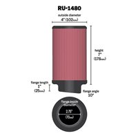K&N Luftfilter RU-1480