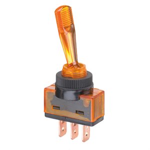 Kontakt vippe on-off gul 20amp