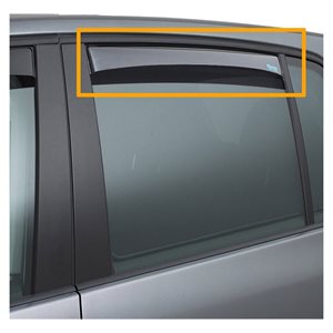 Climair bagvindafviser Ford Ranger/VW Amarok 2022- 4dr