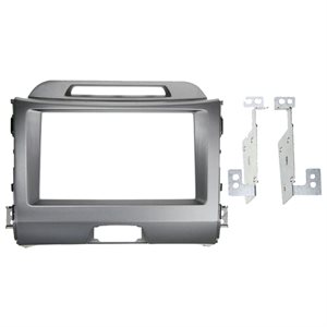2-DIN kit Kia Sportage  2010-> grå