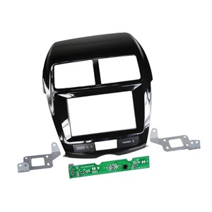 2-DIN kit Peugeot/Citroën, piano sort