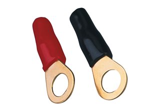 Rød ringterminal 20kv > 10,5mm 50 st