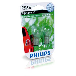 Philips Longlife EcoVision 21/5W 12V - Sæt