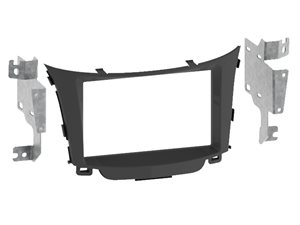 2-DIN kit Hyundai i30 3/2012-> sort