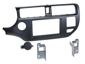 2-DIN radioramme Kia Rio 9/2011- sort