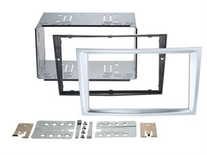 2-DIN kit div. Opel - farve: mat krom