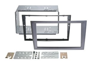 2-DIN kit div. Opel charcoal metal