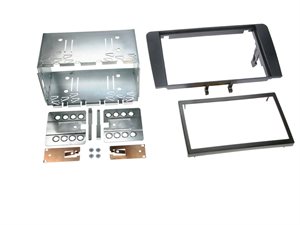 2-DIN kit Audi A3 03->/07-> sort rubbert
