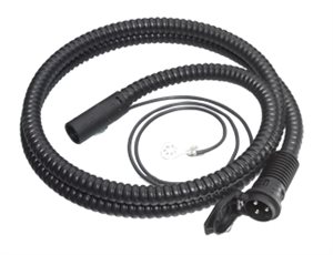 Miniplug indtagskabel 2,0m sort