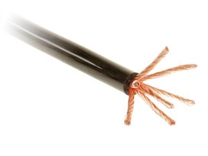 ACV 20mm2 sort "rubber touch" 50m