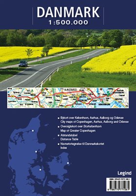 Danmark fold ud-kort