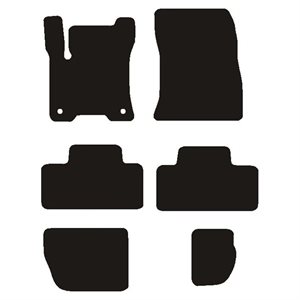 Bilmåtter Mercedes EQB (X243) 2021- Velour