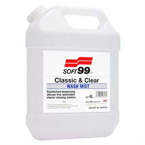 Soft99 Wash Mist interiør rens antibaktel 4L
