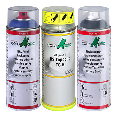 Colormatic Spray - Professionelt autolak - Reparere bil lak