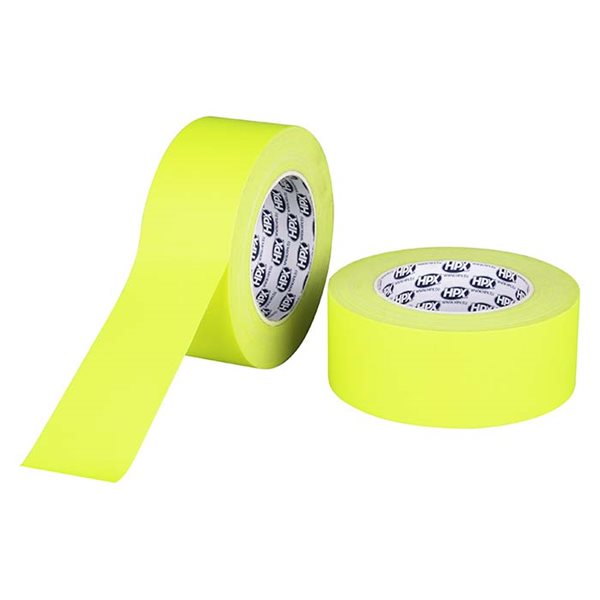  Gaffatape fluo gul, 50mm x 25m