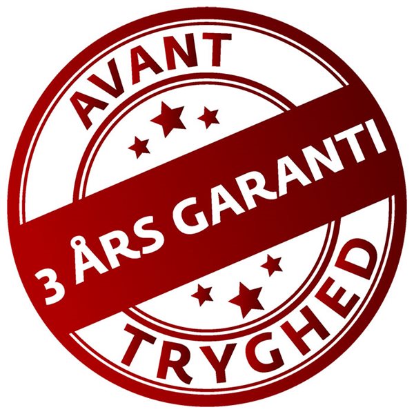 AVANT TRYGHED - 3 ÅRS GARANTI