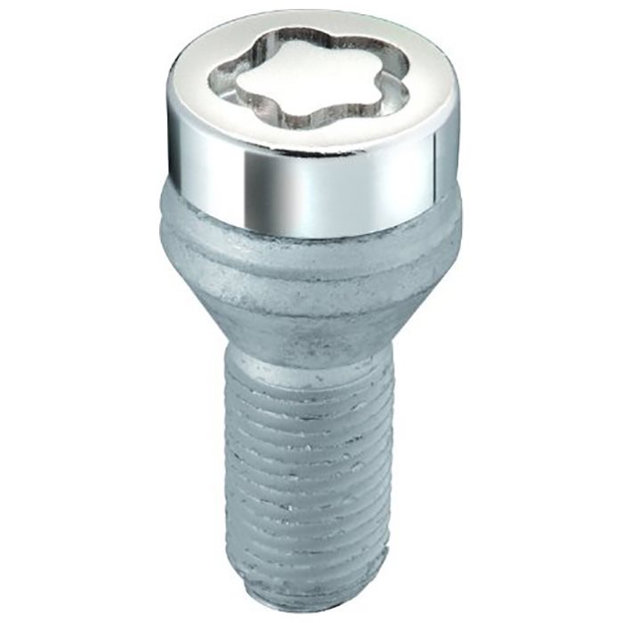 Mcgard låsebolt m12x1.75 kegle krom