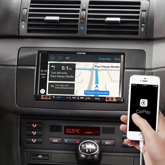 ALPINE STYLE ILX702E46 APPLE CARPLAY 2DIN BMW 3 E46