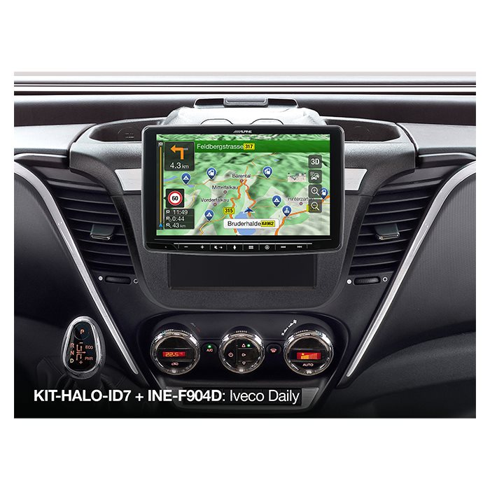 Alpine kit til HALO 9 og HALO 11 til Iveco daily 7
