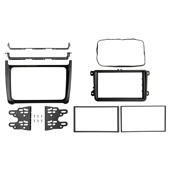 Komplet 2-DIN Kit VW Polo 2014-2017 piano sort i-dapter