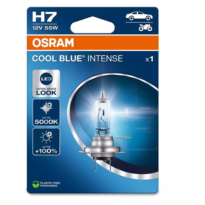 Osram Cool Blue Intense Next Gen H7 55W 12V - 1 stk.