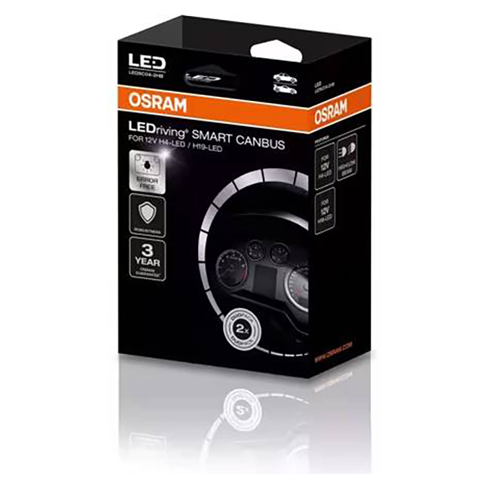 Osram LED Canbus Adaptersæt H4/H19 stik