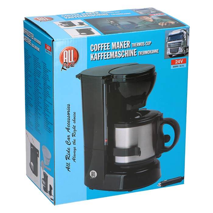 kort Creed Sig til side Allride Kaffemaskine med termokop, 24V, 300W, 0,5L,