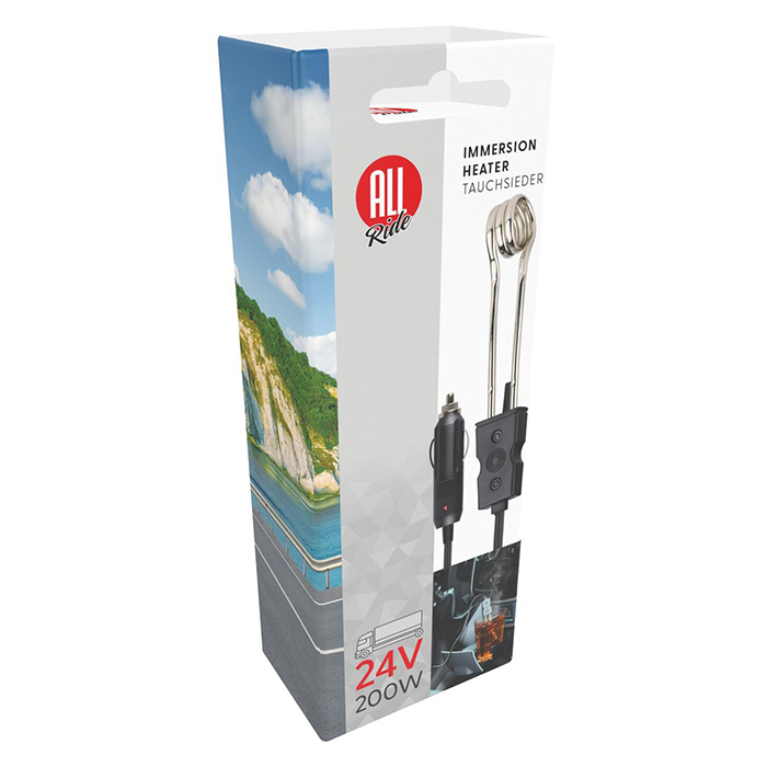 Allride Vandvarmer, dypkoger, 24V, 200W,