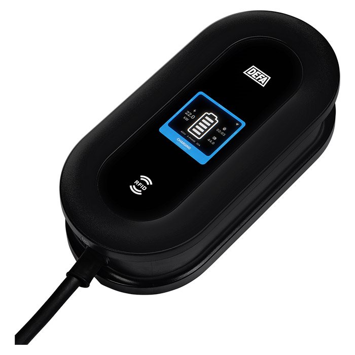 DEFA Power Solar ladestation 6 m. kabel 22kw