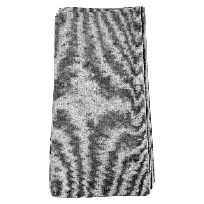 Mikrofiberklud, 40x40cm, 330gsm, 10 stk Grå