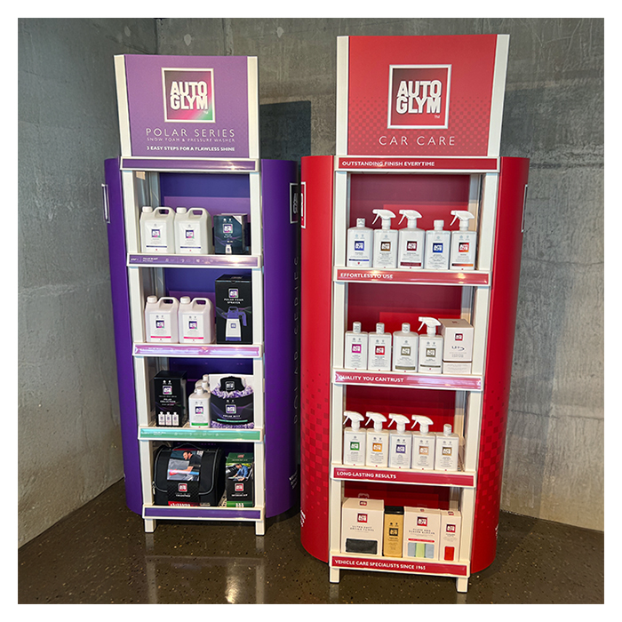 Autoglym Polar Gulvstativ med 4 hylder