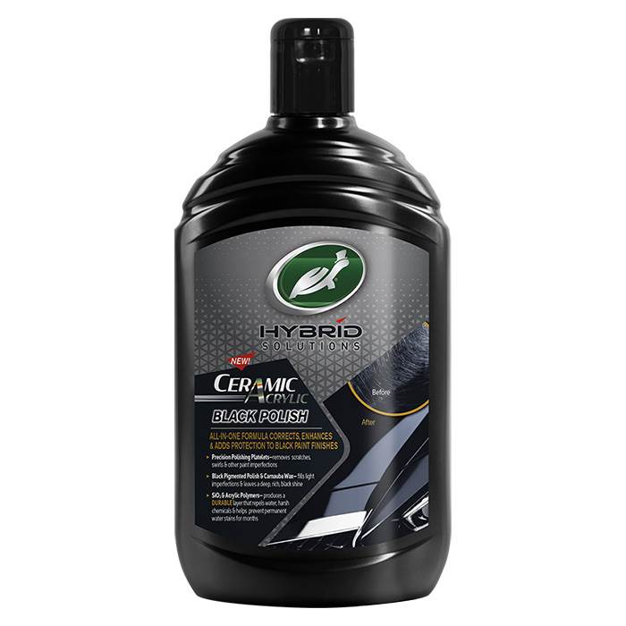 Turtle Wax HS Ceramic Black Polish & Wax 500 ml