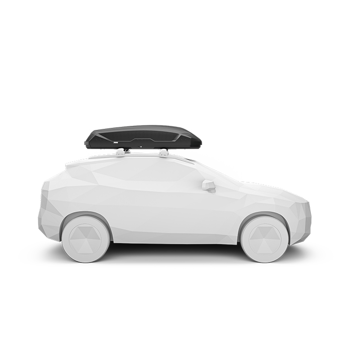 Thule Pulse 2 L Black Aeroski - Sort tagboks