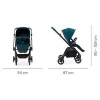 Recaro Sadena City Stroller Black klapvognsstel i sort