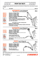 Rullesele 266 cm + 30 cm arm