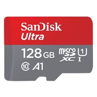 SanDisk Ultra SD kort inkl. adapter 128GB