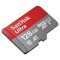 SanDisk Ultra SD kort inkl. adapter 128GB