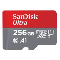 SanDisk Ultra SD kort inkl. adapter 256GB