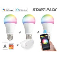 Caliber E27 Smart Home starterpack LED-pærer hvid/multi