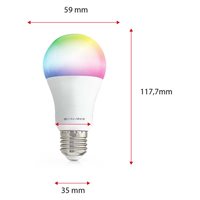 Caliber E27 Smart Home LED-pære hvid/multicolor