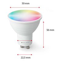 Caliber GU10 Smart Home 3 pack LED-pærer hvid/multi