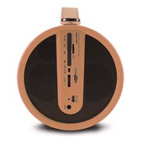 Bluetooth tube højttaler opladelig orange