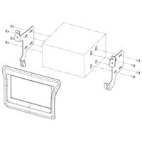 2-DIN kit Opel movano b 2/2010-> sort