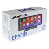 Ampire 10" Skærm med CarPlay Android Auto AHD Dashcam
