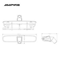 Bakkamera Fiat Doblo 2, Opel Combo d